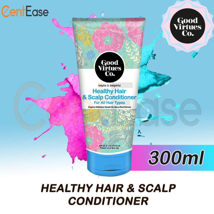 Good Virtues Co (GVC) Healthy Hair & Scalp Conditioner 300ml (Exp Oct