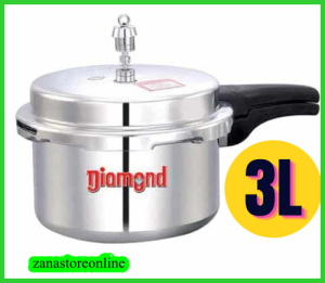 DIAMOND Pressure Cooker 3L Unique Gasket Release System For Safety
