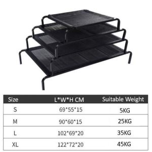 DEARYOYO Pet Bed Elevated Dog Bed Moisture-Proof 4 Size