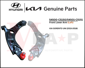 [ORIGINAL] Suspension Arm Front Lower for KIA Sorento UM (Part Number: 54501-C5151/54500-C5150)