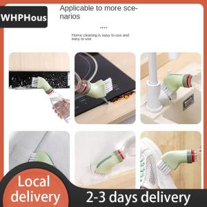 [COD] WHPHous Ship within 24 hours Creative Cleaning Brush Can Be Connected To Mineral Water Bottle Dry-wet Dual-use Cleaning Brush Household Gap Brush