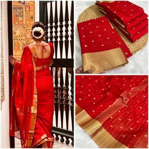 PRE ORDER 15 DAYS - Soft premium katan silk with zari rich pallu SAREES