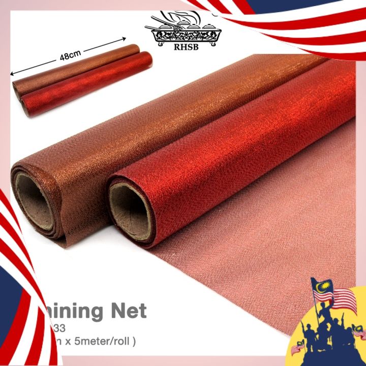 Khas Netting 5 METER KAIN NET CLASSIC / KAIN NET HANTARAN / NETTING TEXTILE / KAIN ...