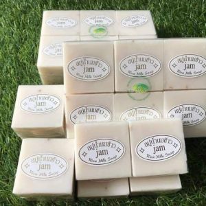Jam Rice Milk Soap with Whitening Gluta ➕ Collagen 12PCS #Thailand #Rice #Soap #Milk 9614 #纯天然香奶茉莉大米香