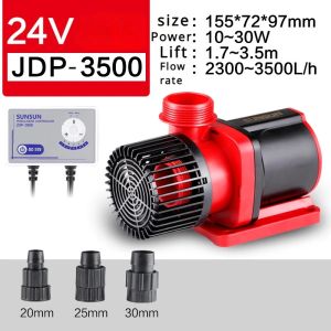 SUNSUN Ultra-Quiet Variable Frequency Submersible Pump DC 24V with Controller Adjustable Flow Circulate Pump for Fish Pond
