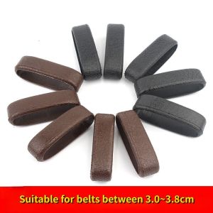 ชุด10ชิ้นหนังแท้สำหรับผู้ชายเข็มขัดหัวเข็มขัดหัวเข็มขัดตัวล็อกหางอุปกรณ์เสริมหัวเข็มขัดห่วงหนังกว้าง4ซม.