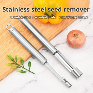💕Core Remover💕Red Date Corer Kitchen Gadget Stainless Steel Pepper  Remover for Cutting Peppers Removing Cores and Removing