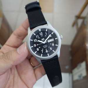 [Promo] Jam Tangan Pria Seiko SNZG09K1 & SNZG11K1 & SNZG15K1 5 Sports Military Automatic Green Dial Green Nylon Strap Original Garansi 2 Tahun [✔COD][100% Authentic]