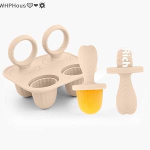 WP💓💛💖 Silicone Ice Cream Breastmilk Popsicle Molds DIY Homemade Ice Cream Mold Kitchen Gadgets