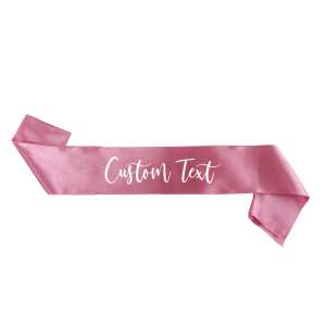 Personalised Sash | Customised Graduation Sashes | Pageant Bachelorette Party Decoration