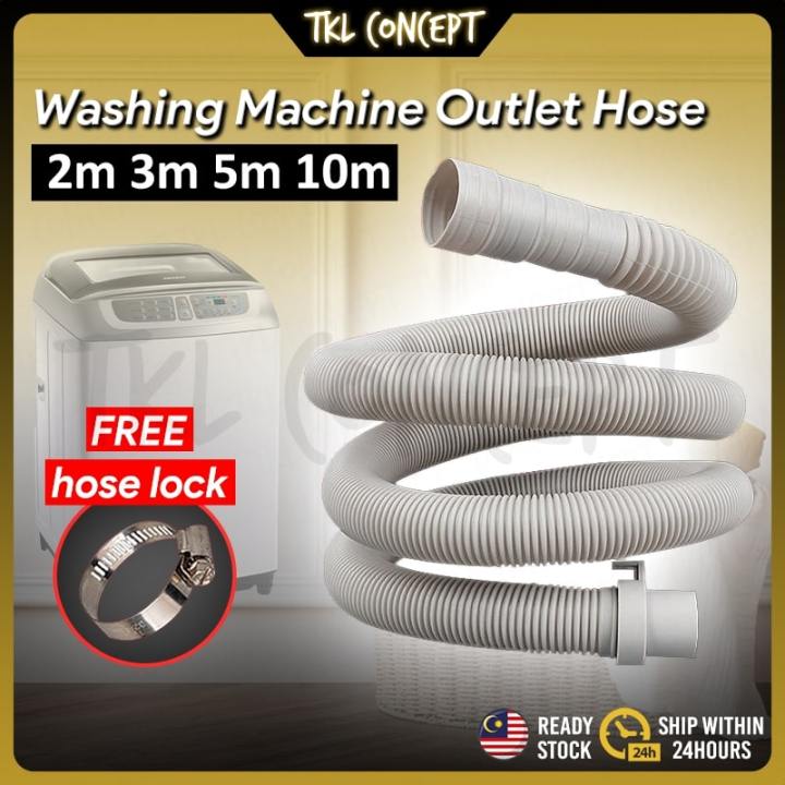 Washing Machine Drain Outlet Hose 2M 3M 5M 10M Universal Washing