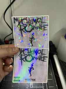 MY CHEMICAL ROMANCE LOGO PREMIUM QUALITY STICKER BUY 1 TAKE 1 (waterproof scratch proof non faded)