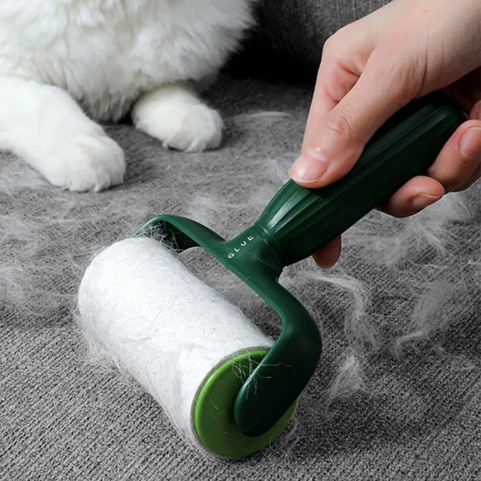 Roller Brush Sticker Roller Replaceable Roll Paper Felt Lint Removal  Replacement Paper Replaceable Roll Paper Durable Tearable Sticky Paper Lint