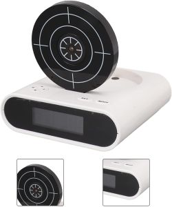 JTLB Alarm Clock-Target Digital Alarm Clock- Tool Alarm Clock Interesting LED Display Ringtones Customization Modern Target Alarm Clock 5V