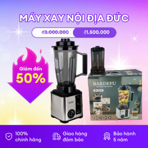 Máy xay chuyên dụng  ĐỨC cho cửa hàng nhà hàng... công suất 8500w 2 cối xay