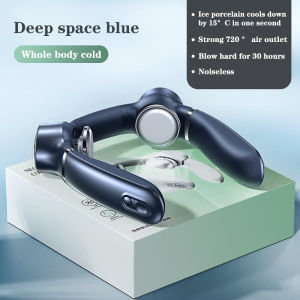 JINGKE Quạt Đeo Cổ Làm Mát Bán Dẫn Quạt Sạc USB 4000MAh Quạt Treo Cổ Không Lá Cầm Tay Thích Hợp Cho Cắm Trại Thể Thao Và Công Việc Gia Đình