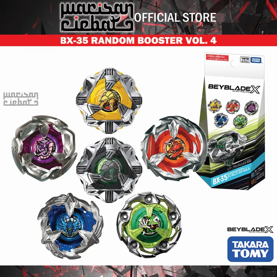 Takara Tomy Beyblade X BX-35 Random Booster Vol. 4 (Full Set 6/6
