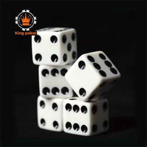 Bộ 10 viên xúc xắc trắng góc vuông size 16mm chuẩn chơi game
