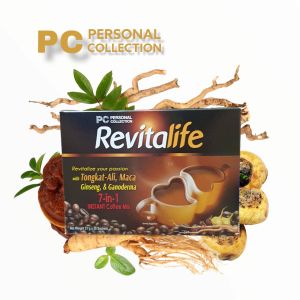 REVITALIFE 7-IN-1 INSTANT COFFEE MIX with Tongkat-Ali Maca Ginseng & Ganoderma