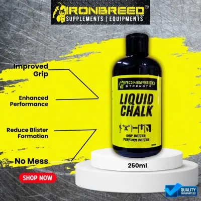 Ironbreed Liquid Grip Chalk for Calisthenics Weight lifting Powerlifting Rock Climbing (No Mess Gym Chalk)