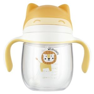 Tritan Sippy 360 Weighted Straw Cup For Toddlers  BPA Free Leak Proof Baby Water Bottle with Handle