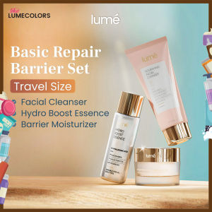 Agen Resmi Paket Bundling LUME Skincare Basic Repair Barrier Set isi 3 pcs BPOM Halal