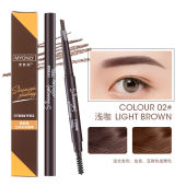 MYONLY® Pensel kening👁️麦欧丽眉笔 Eyebrow Pencil Make-up Natural Long-lasting Double-headed Eyebrow Pencil立体多效三角一字眉笔