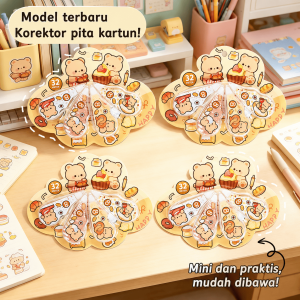 COD 1 SET ISI 4PCS TIP-EX MOTIF KARTUN KAWAI / CORRECTION TIP MINI
