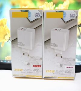 Charger RLME NARZO 60 PRO 240W Super VOOC Power Adapter Support Fast Charging