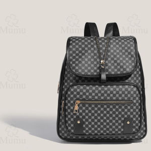 Mumu 6002 Quality Retro School Back Pack Leather Women Students Bag Large Bags For Woman