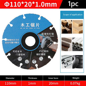 Hợp kim mới lưỡi cưa gỗ đa chức năng lưỡi cắt máy xay góc bảng gỗ đặc nhôm cắt nhựa cắt lát