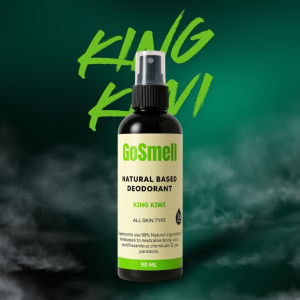 [90ML] GoSmell Natural Deodorant Spray for ArmpitNeck & Foot    Organic Underarm Neck & Foot Deodorant