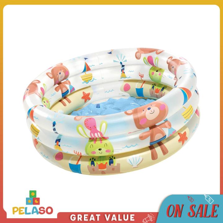 Pelaso Inflatable Pool for Kids Boy Girl Floating Above Ground PVC ...