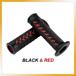 【Pair/ Set】 RCB Nagamaki Motorcycle Handle Grips with Superior Vibration Absorption / Anti Slip Moto