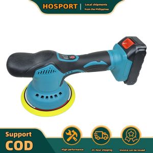 【HOSPORT】 Car Buffer Waxer Kit 21V Batteries for Detailing Boat Sanding Scratch Removing
