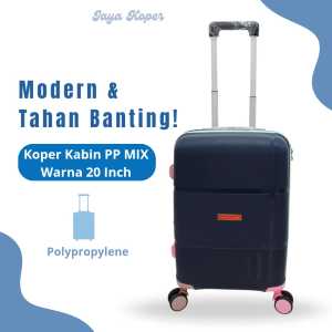 Koper Travelling 20 Inch / Koper Bahan PP Tahan Banting / Koper Double Resleting Bisa Diperluas / Koper Travelling Murah