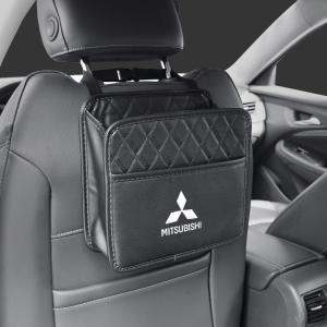 Multifunctional car seat storage bag Leather storage bag Garbage bag Storage bag Suitable for most car models
