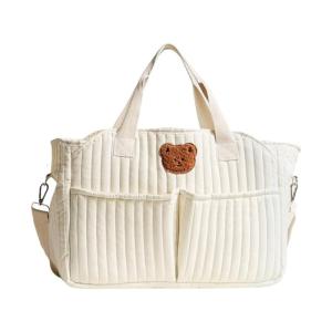 Túi xách dành cho các bà mẹ túi xách mẫu thêu nhiều ngăn Splashproof Túi du lịch đeo chéo dung tích lớn túi đựng tã