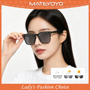 MATEYOYO Driving Sunglasses Mens Polarized Sunglasses Fashion Square Frame Sunglasses UV400 Clear Vision Sunglasses Cycling Riding Running Fishing Glasses for Men Women