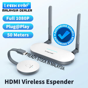 Lemorele G52 Wireless HDMI VGA Transmitter Receiver 1080P 60Hz 50M Dual Display Adapter