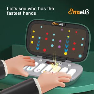 Sound Portable Kid Pocket Piano Plastic Montessori Mini Electronic Keyboard Toy Travel Toys Puzzle Music Instrument Toys Music Enlightenment
