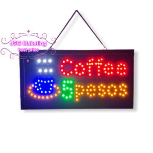 Energy saving light billboard Flashing Mode CUPS COFFEE 5PESOS-LED SIGN (Small-Large)