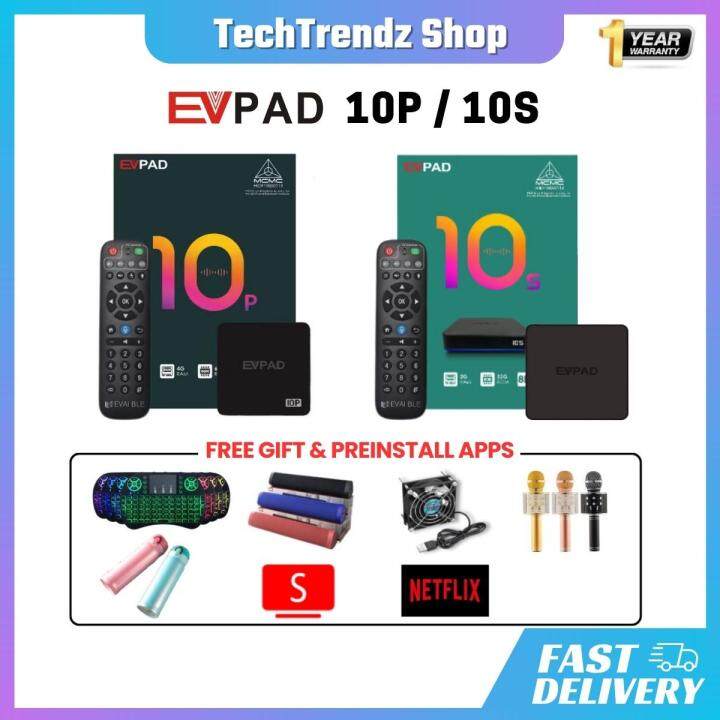 EVPAD 10P/10S/6P/5X/3R l 4GB RAM 64GB ROM WIFI 5G Voice Control