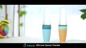 Perlengkapan Makan Bayi: Babyqlo Silicone Spoon Feeder BTS 8001