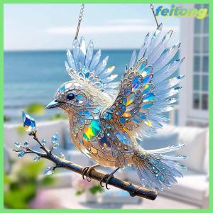 【feitong】🚕🚕【HOT SALE】 New Acrylic Bird Home Decoration Pendant Living Room Balcony Courtyard Hanging Pendant Birthday And Holiday Decoration Gifts