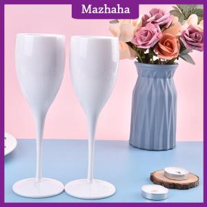 Mazhaha Champagne Flutes e Plastic Wine es Dishwasher-safe White Champagne Restaurant Beer Whiskey Drinkware
