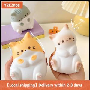 【Local shipping】 Mèo mới giảm căng thẳng Squishy Đồ chơi PU chậm tăng bóp Antistress bóng phim hoạt hình bảng đồ trang trí Squishy giảm căng thẳng Đồ chơi