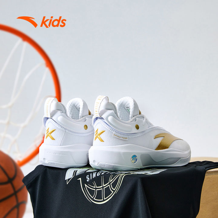 ANTA kids' KT8 LE Klay Thompson Midbig(7Y14Y)Boy Basketball Shoes