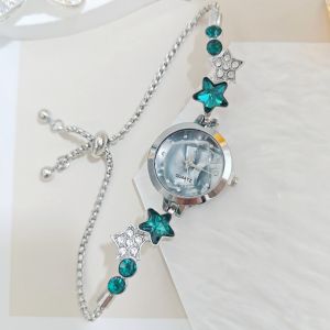 MINIYX Đá pha lê Đồng hồ đeo tay Hợp Có thể điều chỉnh Đồng hồ đeo tay nữ Tinh tế Đồng hồ thạch anh dành cho phụ nữ và thiếu nữ