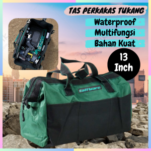 FAST DELIVERY Tas Perkakas Tukang Bangunan dan Bengkel Bahan Kuat Tool Bag Multifungsi Waterproof